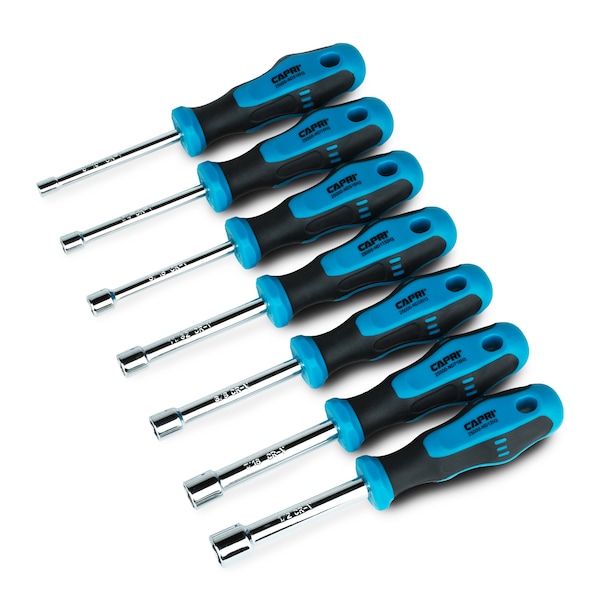 Kontour SAE Hollow Shaft Nut Driver Set, 7 Pcs